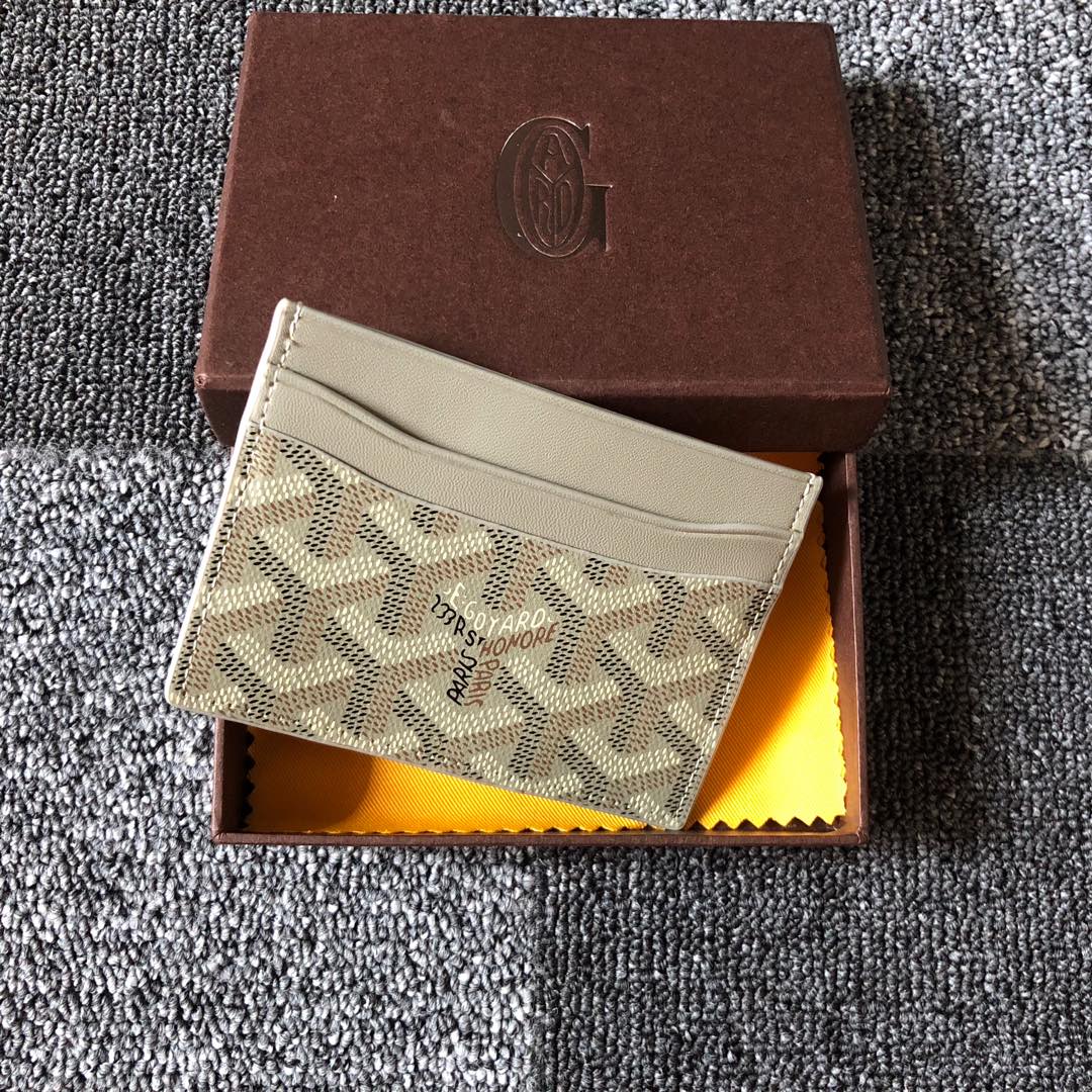 Goyard Card bag_Beige