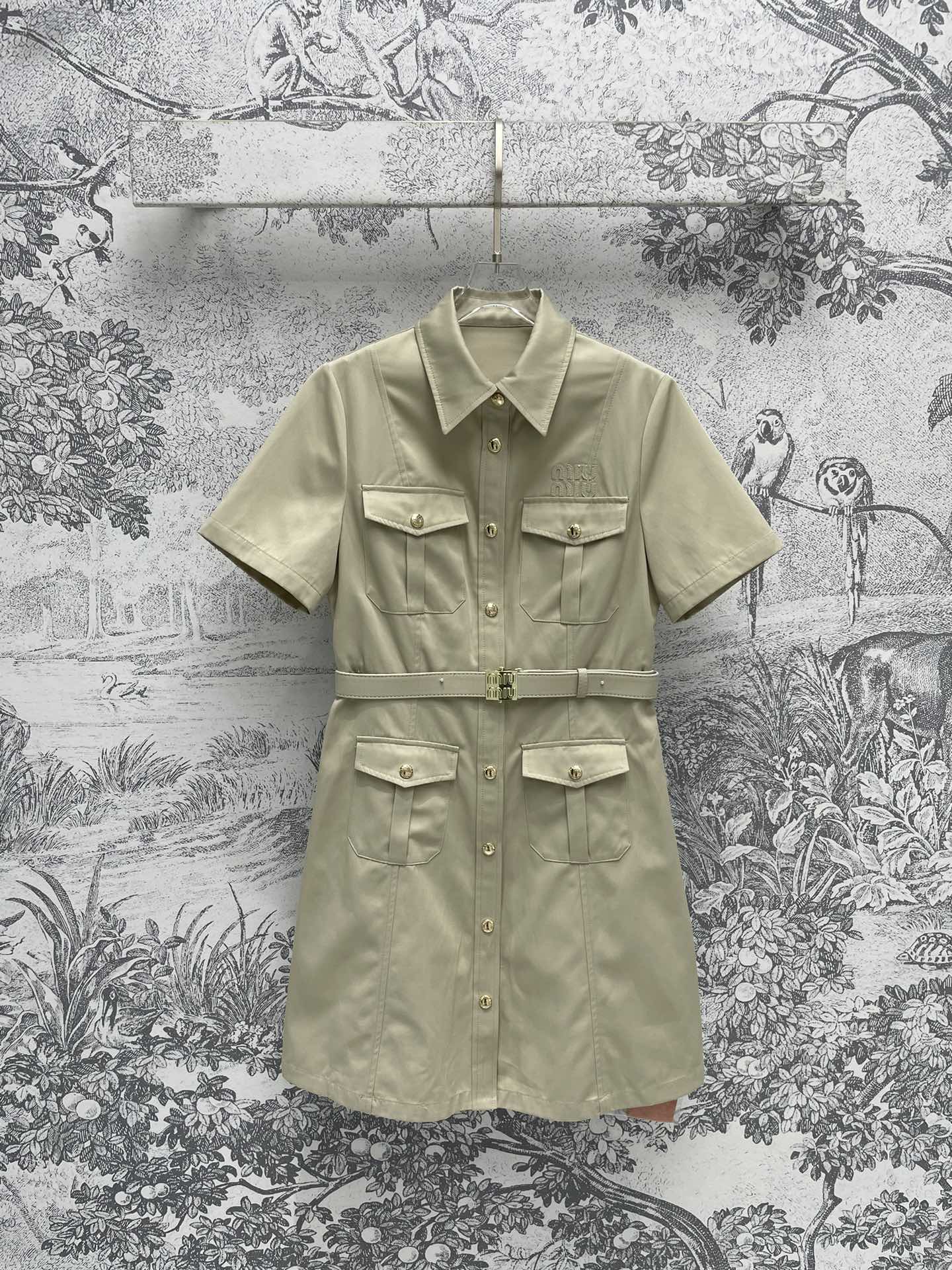 Miu Miu One-piece_Khaki