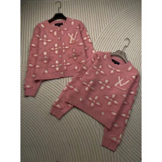 LV cardigan_Pink