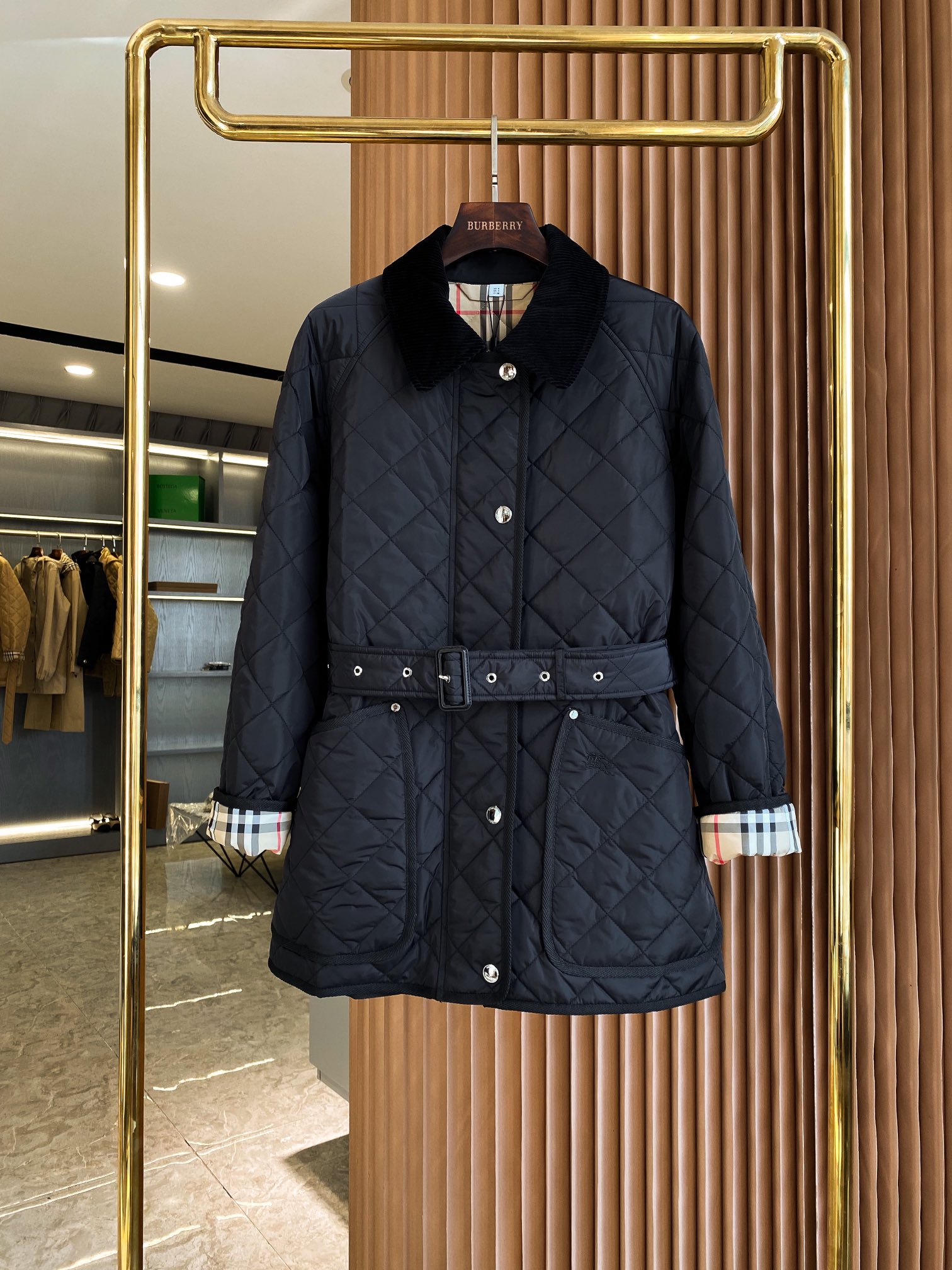 BURBERRY coat_Black