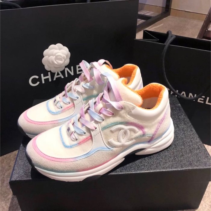 Chanel Sneakers_Pink