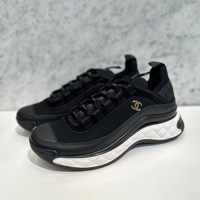 Chanel Sneakers_Black