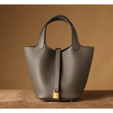 HERMES Picotin Lock(22cm)_Grey