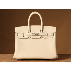 HERMES Birkin25 bag_white