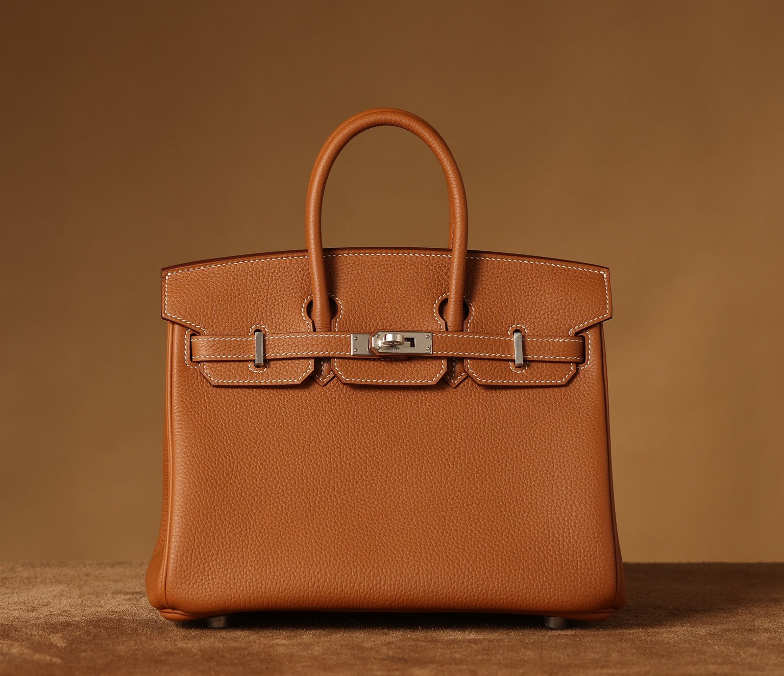 HERMES Birkin25 bag_Brown