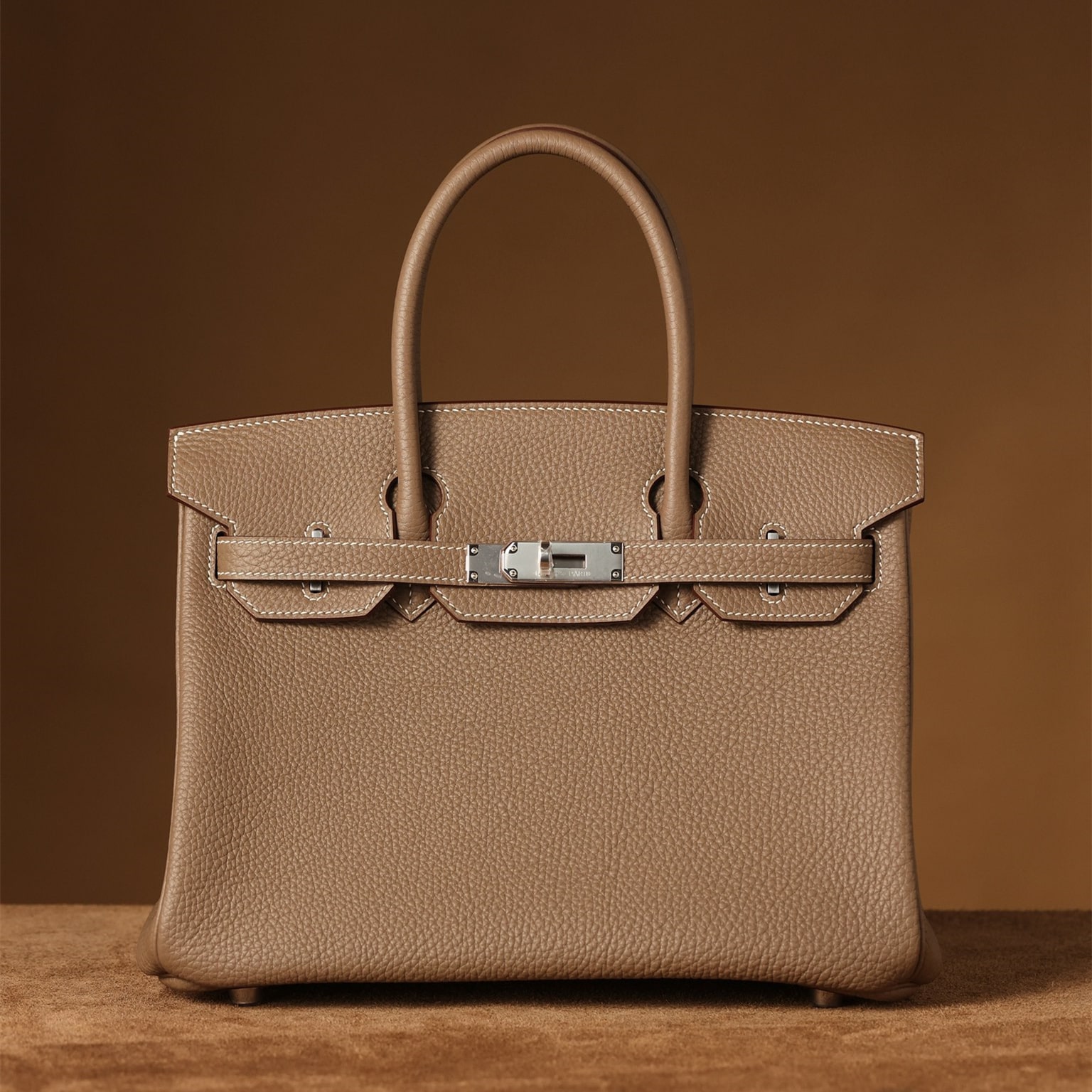 HERMES Birkin30 bag_Grey