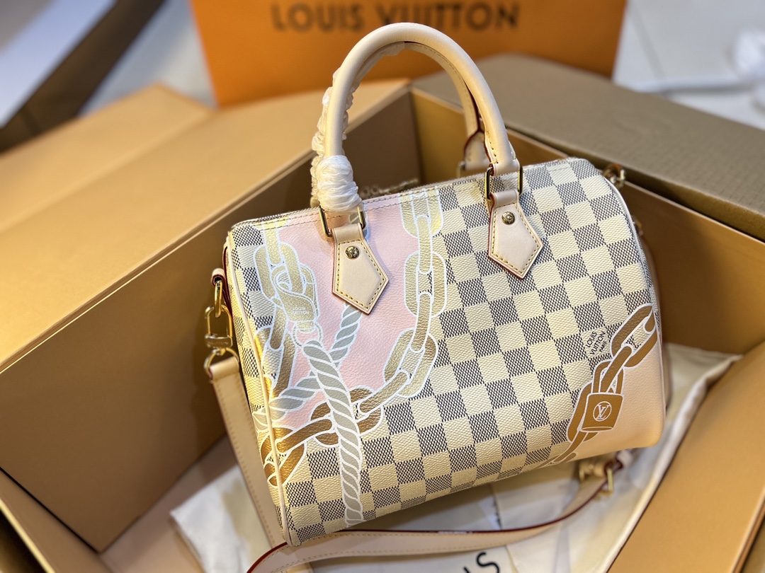 LV Speedy Bandouliere 25_BEIGE