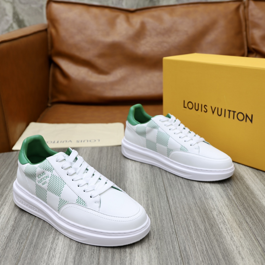 LV_Skate Shoes_White Green