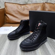 Prada_High-top casual shoes_black