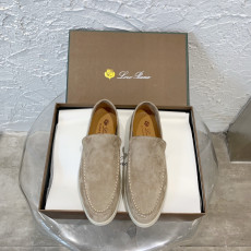 Loro Piana Summer Walk Loafers Suede_Beige