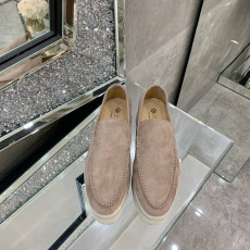 Loro Piana Summer Walk Loafers Suede_D-Beige