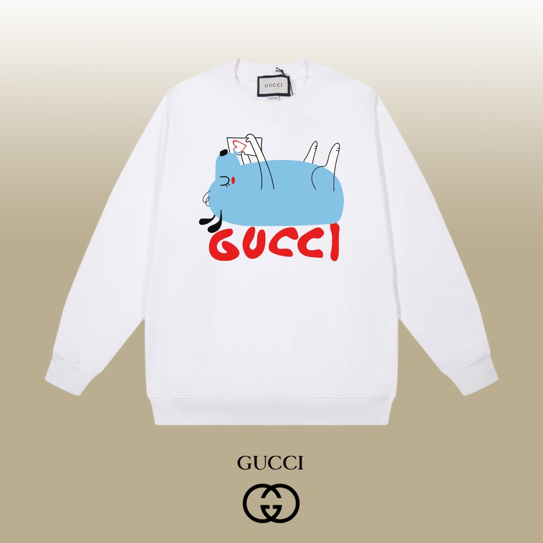 GUCCI_Long sleeves_WHITE