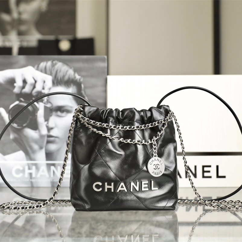 CHANEL 22 MINI BAG_black